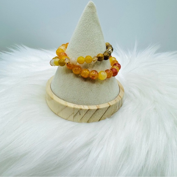 The Fall Colors Beaded Bracelets - Picture 2 of 6